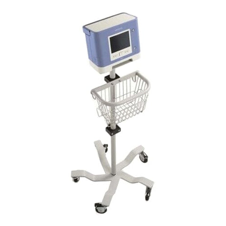 Image of Respironics Mobile Roll Stand, for Trilogy 100 Ventilator, With Basket, Five Leg Base