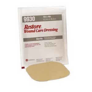 Hollister Restore Hydrocolloid Dressing with Foam Backing, Sterile 4"   Save Rite Medical