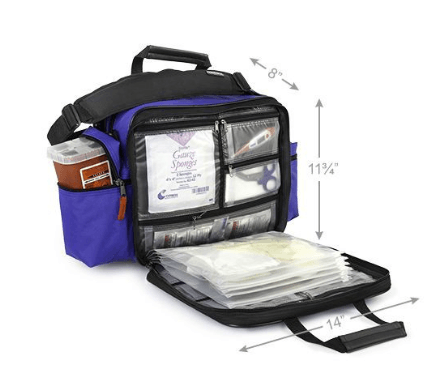 Image of Rolling Med Bag with EZ View Features