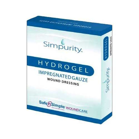 Image of Safe N Simple Simpurity Impregnated Hydrogel Gauze 4" x 5"