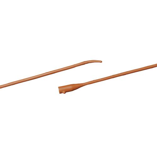 Image of Sample - BARDIA Coude Red Rubber Urethral Catheter 20 Fr, 16"