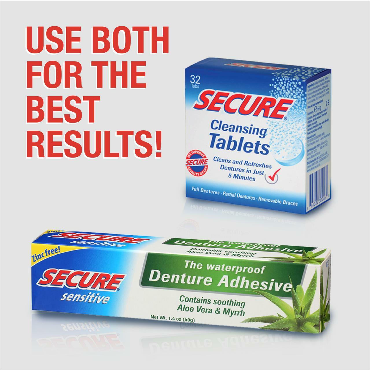 Windmill Health Products Secure Sensitive Denture Adhesive Cream - Thumbnail 3