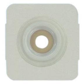 Image of Securi-T USA Extended Wear Convex Pre-Cut 7/8" Wafer White Tape Collar (4" x 4")