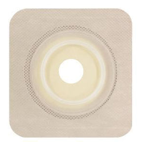 Image of Securi-T USA Standard Wear Wafer Tan Tape Collar Pre-Cut 7/8" (4-1/4" x 4-1/4")