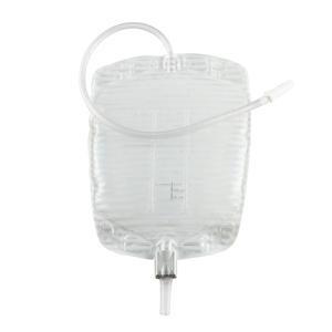 Image of Security+ Contoured Leg Bag with Anti-Reflux Valve, Tubing and Fabric Straps, 28 oz.