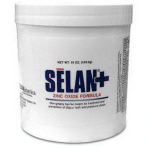 Image of Selan Plus Zinc Oxide Barrier Cream, 16 oz. Jar