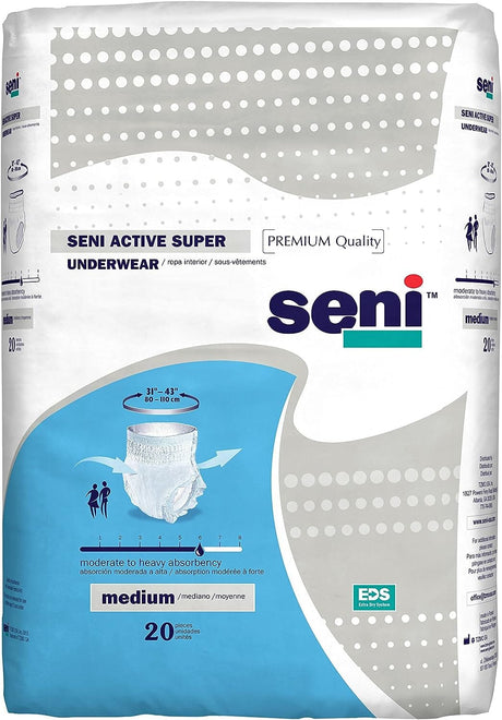 Image of Seni Active Super Protective Underwear - Moderate to Heavy Absorbency