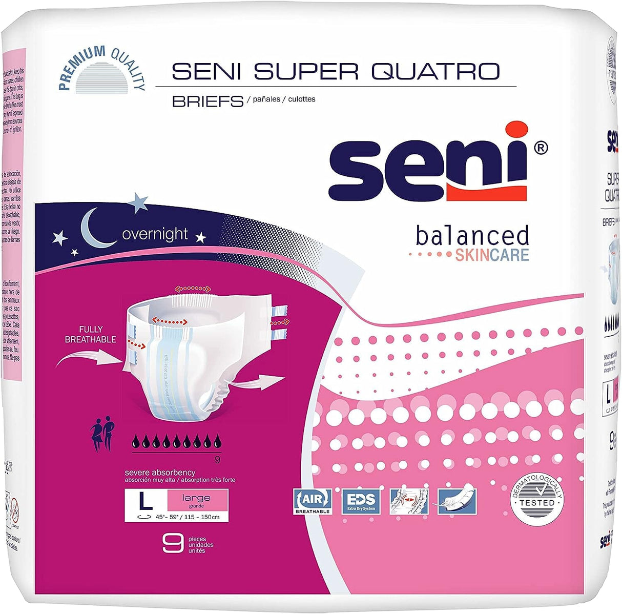 Image of Seni Super Quatro Briefs - Severe Absorbency
