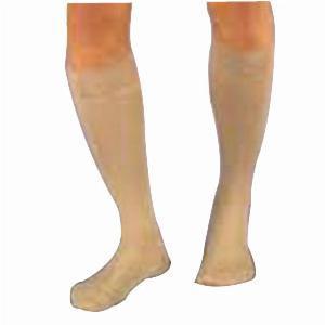 Image of SensiFoot Crew Length Mild Compression Diabetic Sock Medium, Brown