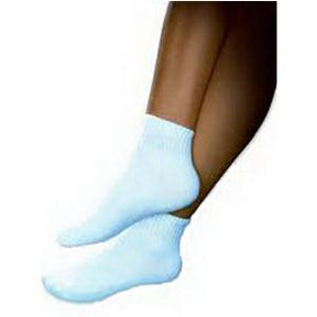 Image of SensiFoot Crew Length Mild Compression Diabetic Sock X-Large, White