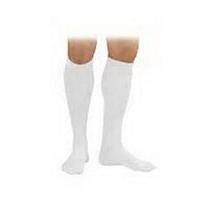 Image of SensiFoot Crew Length Mild Compression Diabetic Sock X-Small, White