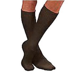 Image of SensiFoot Knee-High Mild Compression Diabetic Sock Large, Brown