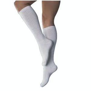 Image of SensiFoot Knee-High Mild Compression Diabetic Sock Medium, Navy