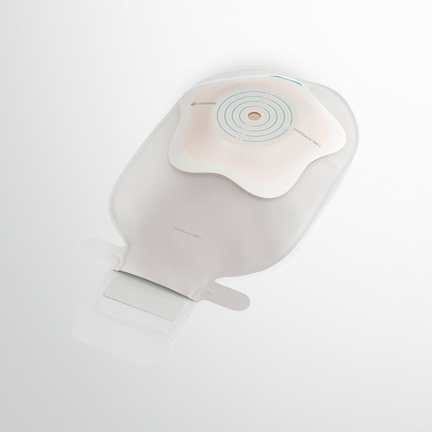 Image of SenSura Mio Convex Flip One-Piece Drainable Pouch, Maxi, Full Circle Filter, Box of 10