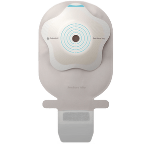 Image of SenSura Mio Convex Flip One-Piece Drainable Pouch, Maxi, No Filter, Transparent, Cut-to-fit