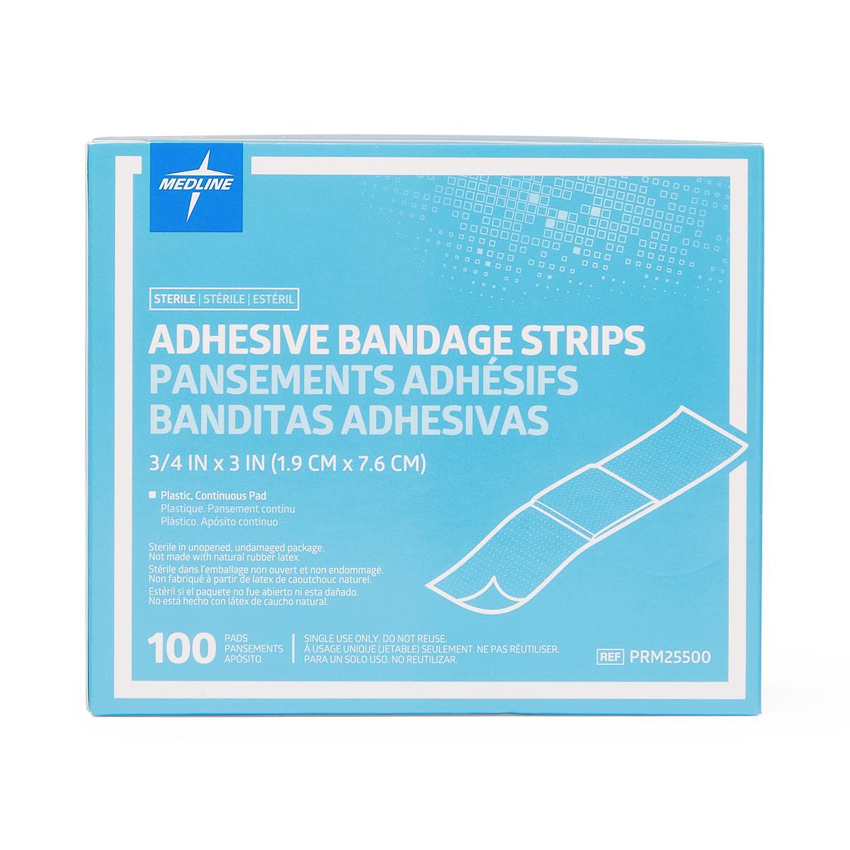 Image of Sheer-Gard Plastic Adhesive Bandage 3/4" x 3" Rectangle