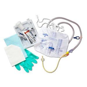 Image of Silicone-Elastomer Coated Closed System Foley Catheter Tray 16 Fr 10 cc