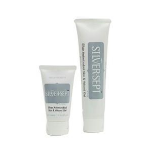 Image of Silver-Sept Antimicrobial Skin & Wound Gel 3 oz. Tube