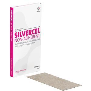 Image of Silvercel Non-Adherent Antimicrobial Alginate Dressing 4" x 8"