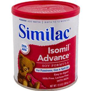 Image of Similac® Soy Isomil® Powder 352g Can, Non-sterile, Soy Infant Formula with Iron