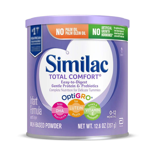 Image of Similac® Total Comfort™ Infant Formula Powder with Iron 12.6 oz, Partially Hydrolyzed Protein