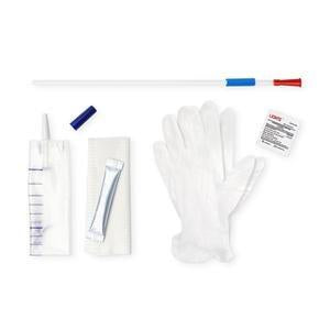 Image of SimPro Set Tiemann Coude Closed System Intermittent Catheter, 14 Fr, 16"