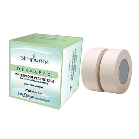 Image of Simpurity DermaPro Waterproof Silicone Tape, 1" x 5yd