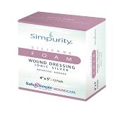 silver foam wound dressing Simpurity Foam Wound Dressing Silver Silicone, 6