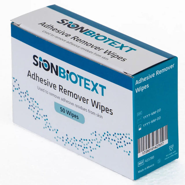 Bio Text Cleaner Sion Biotext Adhesive Remover Wipes – Save Rite Medical
