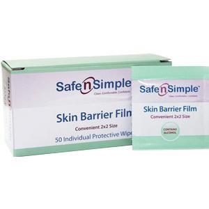 Image of Skin Barrier Film Wipes, 2" x 2", Alcohol