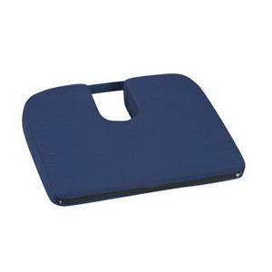 Image of Sloping Coccyx Cushion, 15" X 14" X 1.5", Navy