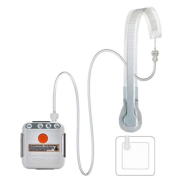 Image of Smith & Nephew Pico 7 Two Dressing Negative Pressure Wound Therapy System, 9.8" x 9.8"