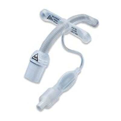Image of Smiths Medical ASD Inc Bivona® Flextend™ TTS™ Neonatal V-Neck Flange Tracheostomy Tube, Size 3, 84mm, 4.7mm OD, 3mm ID
