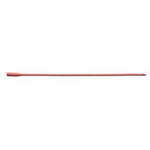 Image of Smooth Tip Red Rubber Intermittent Catheter 12 Fr 16"