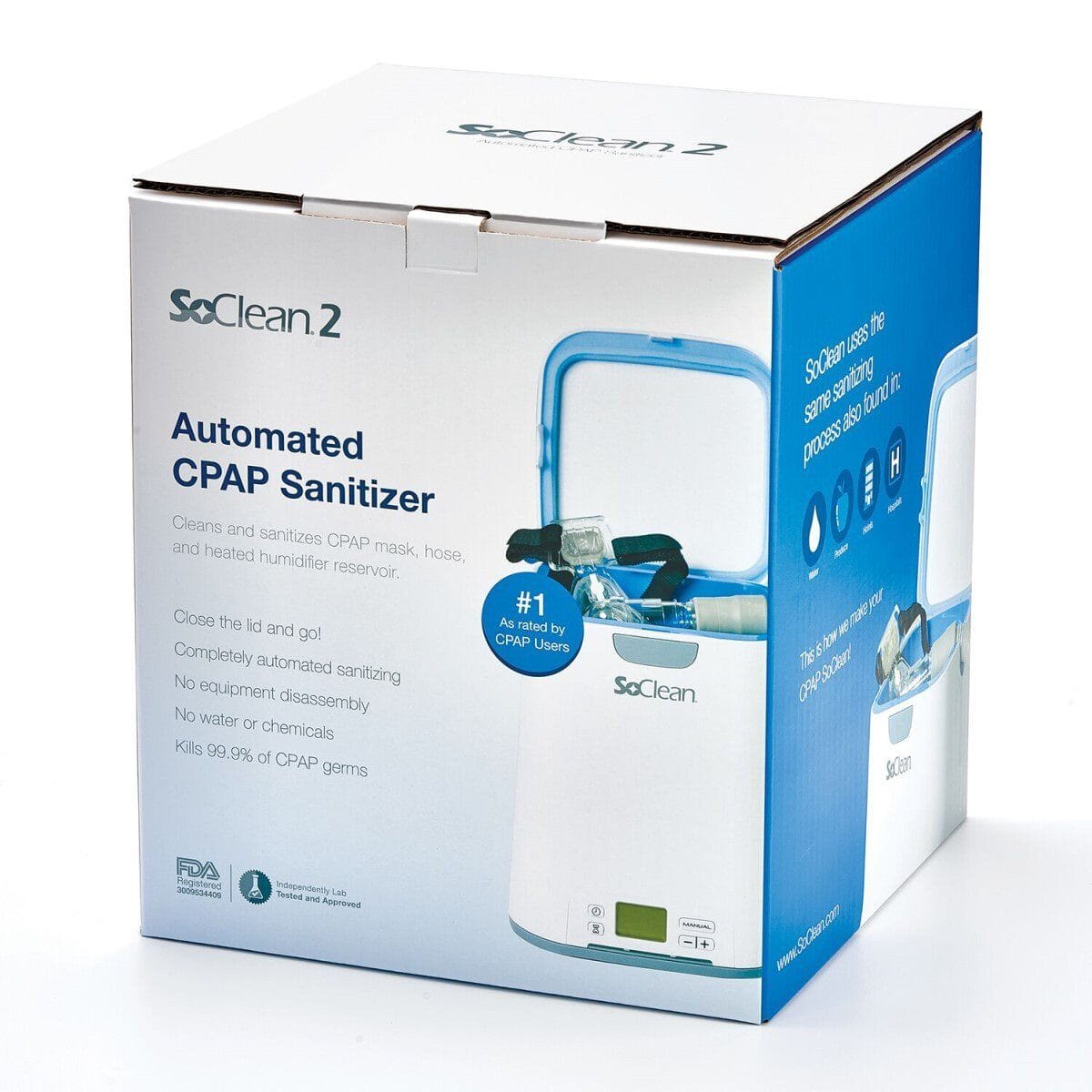 Image of SoClean 2 CPAP Cleaner and Sanitizer