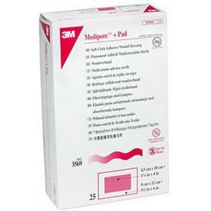Image of Soft Cloth Adhesive Wound Dressing, 2" x 2-3/4"
