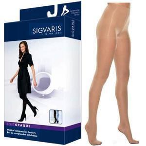 Image of Soft Opaque Pantyhose, 20-30 mmHg, Small, Short, Closed Toe, Nude