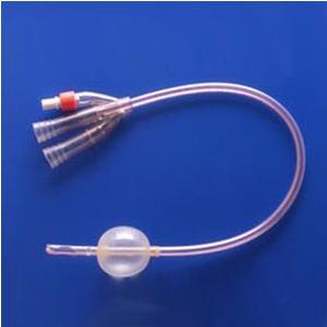 Image of Soft Simplastic 3-Way Foley Catheter 20 Fr 30 cc