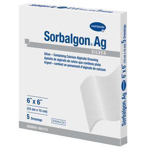 Image of Sorbalgon Silver Calcium Alginate Dressing 6" x 6"
