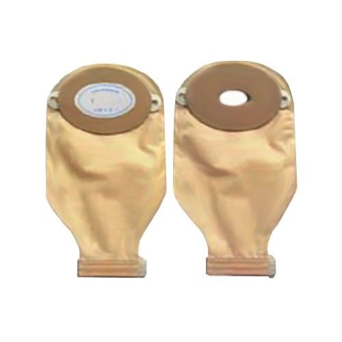 Image of Special Adult 24 oz. Drain Pouch Convex with Barrier 1-1/8" Pre-Cut Round, Opaque, Roll-Up