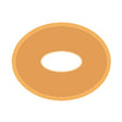Image of Special Barrier #54 Oval Disc 5/8" x 1-1/8" I.D. 2-1/4" x 3-1/2" O.D.