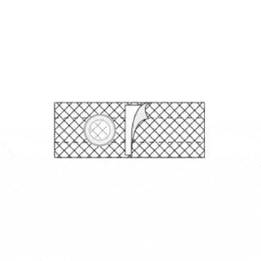 Image of Special Nu-Form 2-1/4" Opening 1" From Bottom Waist 41:-46"  Left, X-Large, Cool Comfort Elastic