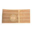 Image of Special Nu-Form 6" Beige Support Belt 3-1/2" x 3-3/4" Center Opening 2X-Large