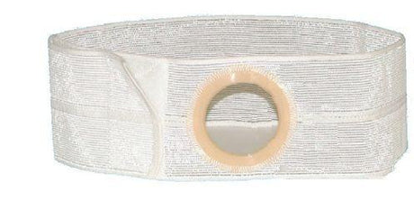 Image of Special Nu-Form 7" Beige Support Belt 3-1/2" Opening 1" From Top 2" Double Layer Aux Belt Rear, Left, X-Large