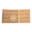 Image of Special Nu-Form 9" Beige Support Belt 4" Belt Ring Placed 1-1/2" From Bottom 54" Overall Right, 2X-Large