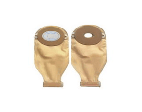 Image of Special Oval B Drain Pouch 7/8" x 1-1/8" Opening Convex Bottom Only Roll-Up