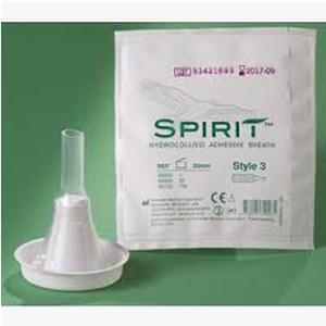 Image of Spirit Style 3 Hydrocolloid Sheath Male External Catheter, Medium 29 mm
