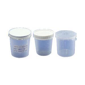 Image of Sterile Graduated Container with Metal Screw-On Cap 6 oz.