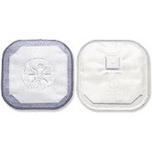 Image of Hollister Stoma Cap with Porous Cloth Tape Adhesive 2" Pre-Cut, 4-1/4" Size, Filter, Transparent