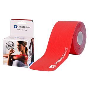 Image of StrengthTape Kinesiology Tape 5M Precut Roll, Red, 16'4" L x 2" W
